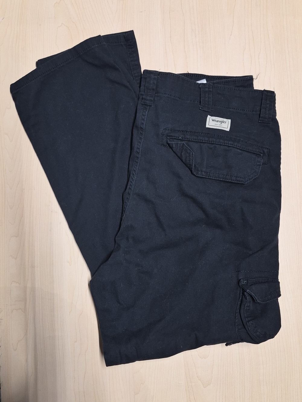 Wrangler Men’s Black Cargo Pants